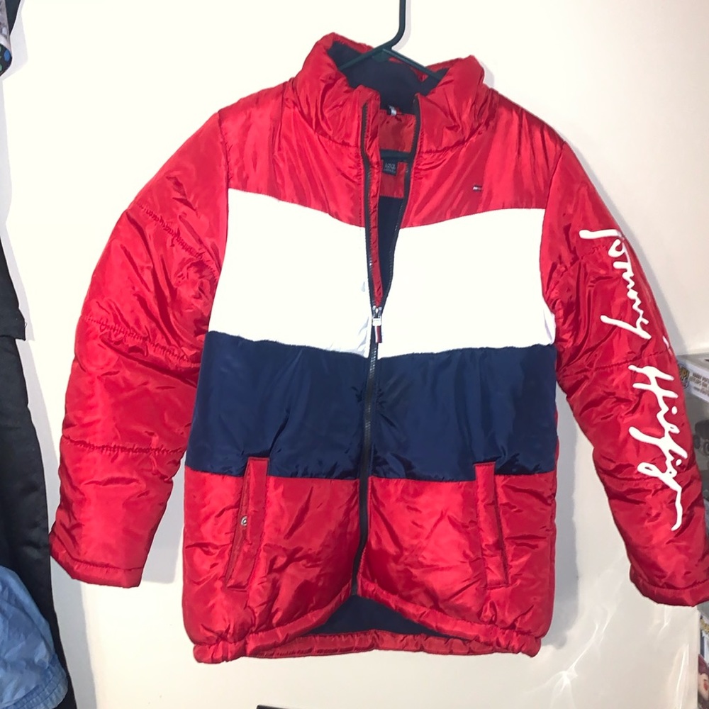 Tommy Hilfiger Vintage Puffer Jacket Large Two small spots pictured